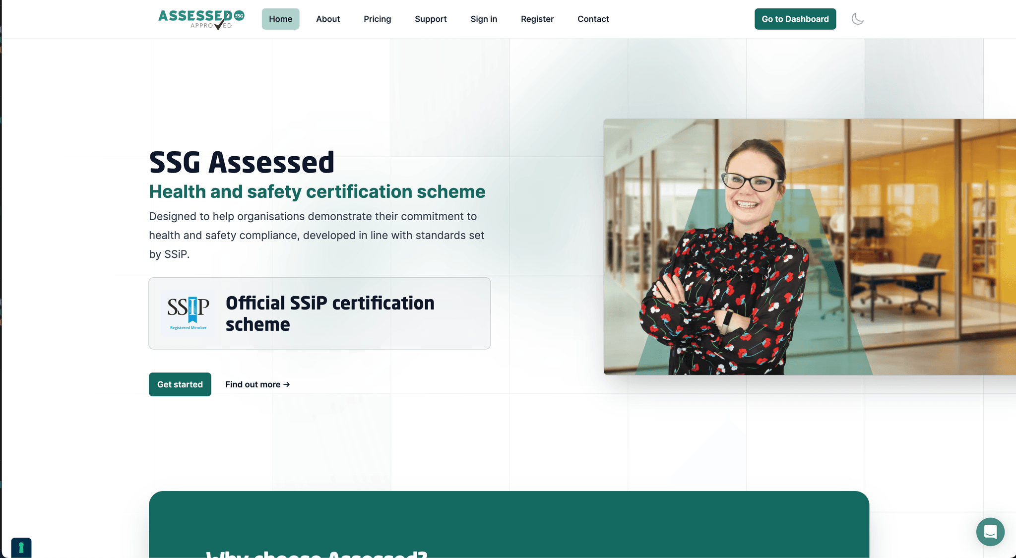 Assessed for SSG - is a fully dynamic form and assessment platform alternate screenshot