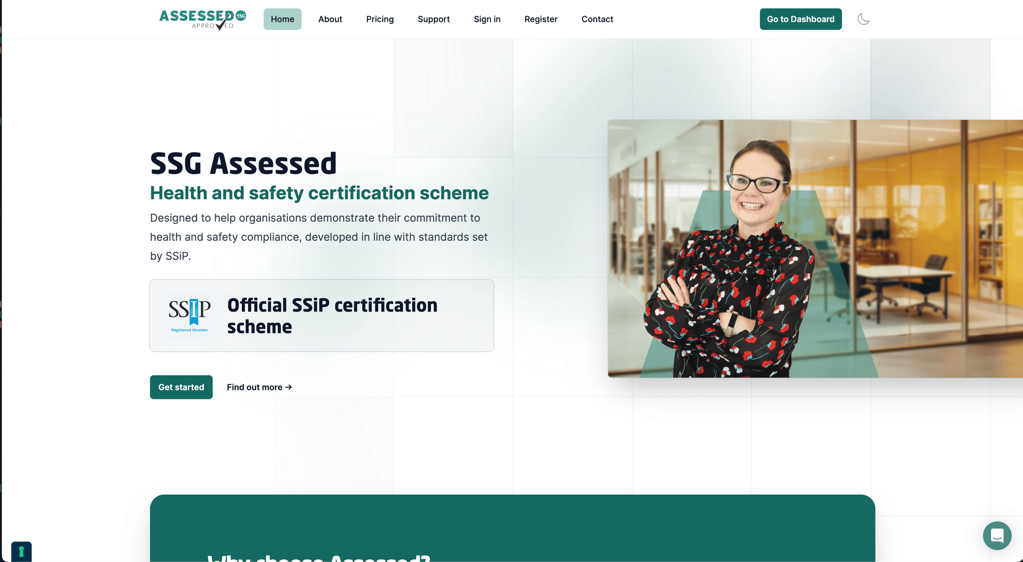 Assessed for SSG - is a fully dynamic form and assessment platform alternate screenshot